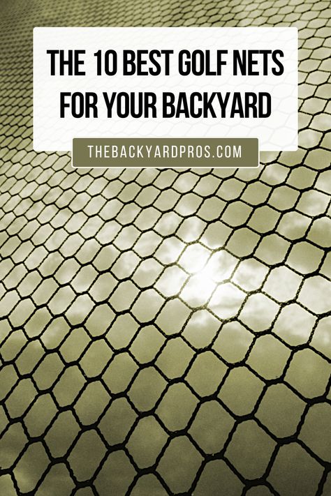 Discover the 10 best golf nets for your backyard, perfect for honing your swing at home. From durable designs to easy setup options, find the ideal golf net to elevate your practice sessions and improve your game. Golf Hitting Net Diy, Diy Golf Net, Golf Hitting Net, Backyard Golf, Golf Practice Net, Driving Practice, Golf Mats, Golf Net, Ultimate Backyard