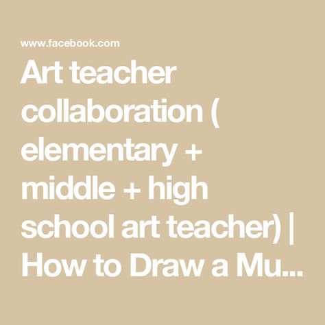 Art teacher collaboration ( elementary + middle + high school art teacher) | How to Draw a Mummy Head | Facebook Teacher Collaboration, High School Art Teacher, Art Elementary, Marker Paper, High School Art, School Art, Art Teacher, Art School, To Draw