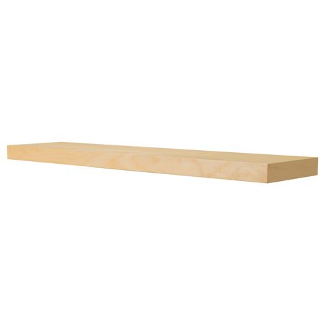 LACK Wall shelf - IKEA. Concealed mounting hardware. Length: 43.25", Depth: 10.25", Thickness: 2". $15 Ikea Lack Wall Shelf, Lack Wall Shelf, Shelves Around Tv, Ikea Floating Shelves, Wall Ledge, Floating Shelf With Drawer, Ikea Shelf, Industrial Floating Shelves, Floating Shelves Bedroom