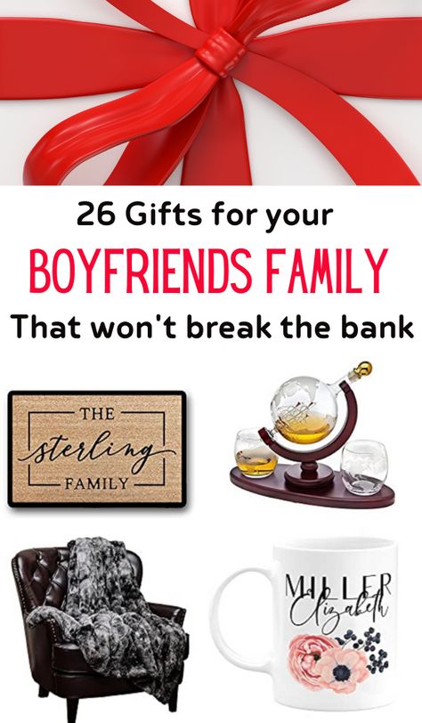 Gifts For Boyfriends Family, Christmas Gifts For Your Boyfriend, Boyfriends Family, Christmas Presents For Boyfriend, In Law Christmas Gifts, Gifts For Boyfriend Parents, Gifts For Boyfriends, Boyfriends Mom Gifts, Inexpensive Christmas Gifts