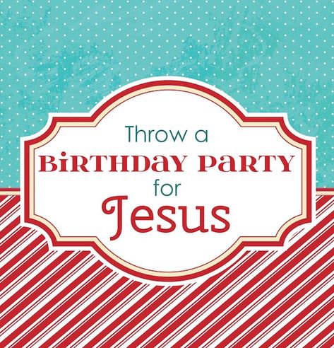 Birthday Party For Jesus, Jesus Preschool, Kids Church Christmas, Happy Birthday Jesus Party, Jesus Birthday Party, Christmas Skits, Christmas Party Crafts, Kids Sunday School Lessons, Jesus Birthday