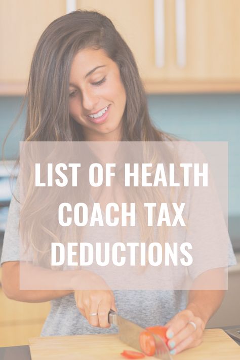 Tax Deductions List, Small Business Tax Deductions, Erin Armstrong, Wellness Coaching Business, Business Tax Deductions, Small Business Tax, Holistic Health Coach, Health Coach Business, Life Coaching Tools