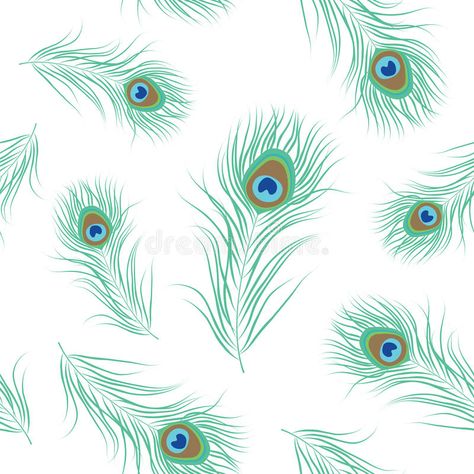 Peacock Feather Pattern, Peacock Drawing, Chinese Pattern, Victorian Pattern, Graphic Design Cards, Natural Patterns, Feather Pattern, Peacock Design, Free Illustration