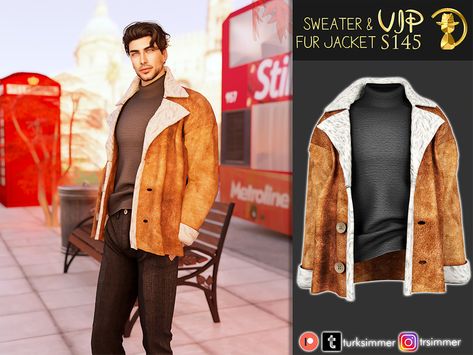 Sims 4 Sweater, Sims 4 Men Clothing, Sims 4 Male Clothes, Male Sweaters, Sims 4 Challenges, Sims 4 Cas Mods, The Sims 4 Skin, Sims Clothes, Cc Clothes