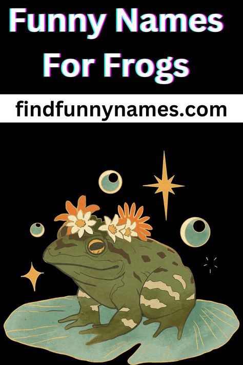 Get ready to hop into a world of wacky humor with the one and only Wacky Wadsworth. His repertoire of frog puns and quirky comedy is guaranteed to leave you grinning from ear to ear. Share the joy with your friends, family, and fellow frog enthusiasts by using our hilarious hashtags. #RibbitAndChuckle #HoppinHilarity #FroggyFunnies #HoppyLaughs #LaughTillYouCroak Names For Frogs, Frog Puns, Pun Names, Funny Names, Talk Of The Town, The One And Only, Amphibians, Frogs, One And Only