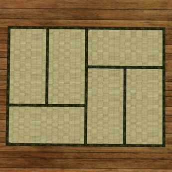 A&R Japanese Tatami (floor mat) 6 module, green trim Japanese Room Ideas, Ancient Japanese Architecture, Asian Inspired Bedroom, Japanese Tatami, Tatami Floor, Japanese Apartment, Japanese Houses, Tatami Room, Zen Home Decor