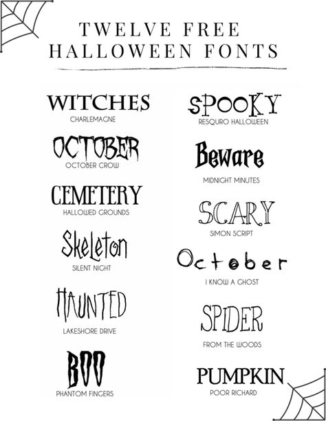 Halloween Fonts Cricut, Spooky Fonts Handwritten, Fonts For Halloween, Free Halloween Fonts For Cricut, Halloween Canva Fonts, Cricut Halloween Fonts, Halloween Fonts Canva, Halloween Fonts Alphabet Letters, Halloween Fonts Free