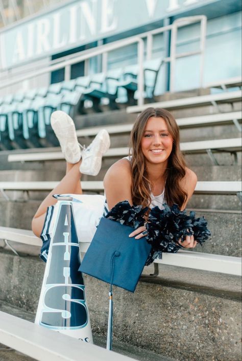 #cheer Cheerleading Senior Pictures, Cheerleading Picture Poses, Cheerleading Poses, Cute Senior Pictures, Cheer Photography, Senior Photoshoot Poses, Cheerleading Photos, Cheer Pics, Cute Cheer Pictures