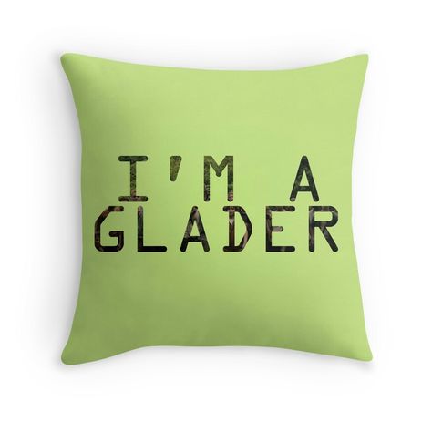 Glader pillow from Redbubble Maze Runner Room Decor, Runner Gifts, Runner Bedroom, Strawberry Festival, Festival Ideas, Thomas Sangster, Perfect Room, Birthday List, Maze Runner