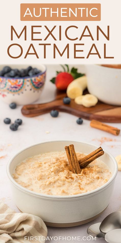 Mexican Oatmeal, Avena Recipe, Breakfast Oatmeal Recipes, Cinnamon Oatmeal, Healthy Food Facts, Oatmeal Recipe, Best Oatmeal, Oatmeal Breakfast, Lost 100 Pounds