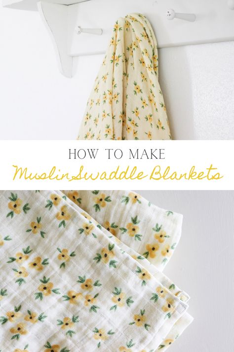 How To Sew A Fitted Sheet, Duck Cloth Projects, Homemade Gifts For Toddlers, Newborn Sewing Projects, Diy Baby Sewing Projects, Baby Blankets To Sew, Diy Swaddle Blanket, Easy Fabric Crafts, Baby Blanket Sewing Pattern