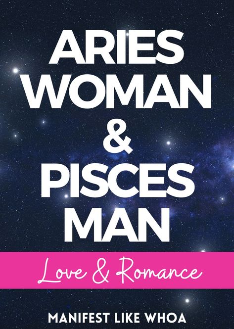 Are Aries Woman And Pisces Man Compatible?  Aries woman and Pisces man can be a very compatible match if both are willing to understand each other’s strengths and weaknesses. Aries is a fire sign, known for its strong will, determination, and passion; whereas Pisces is a water sign that is gentle, compassionate, and easily taken advantage of. Both signs have Aries And Pisces Tattoo Couple, Pisces And Aries Relationship, Aries Pisces Relationship, Aries Woman Pisces Man, Pieces And Aries, Aries Man Pisces Woman, Aries And Pisces Tattoo, Pisces Man Traits, Pisces Aries Compatibility