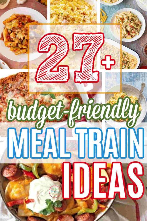 27  Budget-Friendly Meal Train Ideas - What Mommy Does Post Op Meals Healthy, Selling Dinners From Home, Meal Drop Off Ideas, Food For Surgery Recovery, Easy Post Surgery Meals, Meals For Families After Surgery, Meals To Deliver To A Family, Meals For Someone After Surgery, Meals For Recovering From Surgery