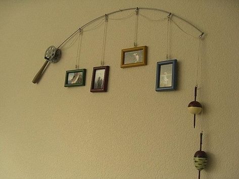 Fishing Room Decor, Fishing Bedroom, Vintage Lures, Diy Gifts For Christmas, Fishing Rod Storage, Fishing Cabin, Fishing Room, Diy Gifts For Dad, Fish Species