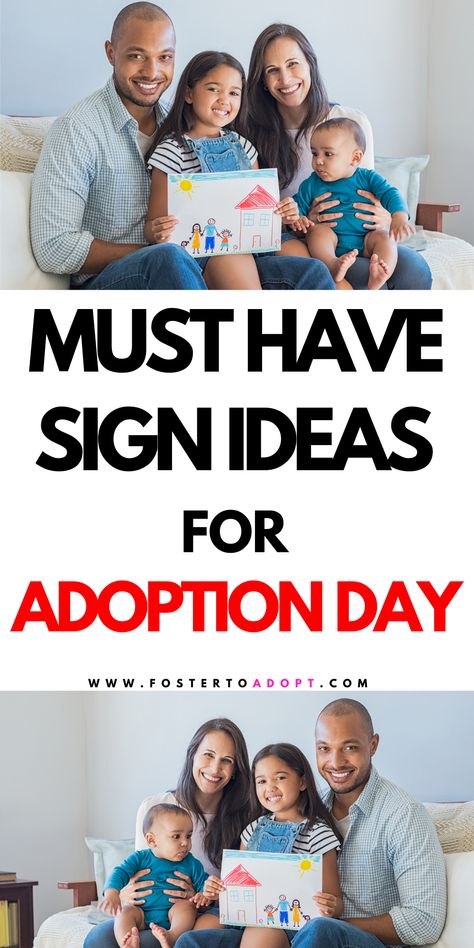 If you need ideas for adoption day shirts for families or adoption day photos for court? We have several must have ideas that may just work for yoU! #adoption #fostertoadopt #fostercare #adoptioncommunity Signs For Adoption Day, Adoption Day Ideas Foster Care, Adoption Day Sign Ideas, Adoption Day Photos Ideas, Adoption Day Signs Foster Care, Adoption Sign Ideas, Foster To Adopt Party, Adoption Day Cake Ideas, Happy Gotcha Day Adoption