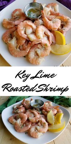 This roasted shrimp is kissed with the citrusy goodness of key lime juice. Dip them into lime butter for an extra special treat.  They are like taking a bite of Florida. Meaty Meals, Florida Recipes, Blogger Ideas, Lime Butter, Bisque Recipe, Key Lime Juice, Roasted Shrimp, Seafood Recipes Healthy, Florida Food