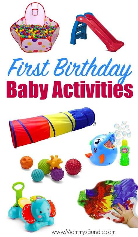 Easy games and activities for a first birthday party. Whether you're looking to celebrate a baby boy or baby girl's birthday, little kids will have so much fun with these classic ways to play! #birthdayparty #firstbirthday Best Party Games, First Birthday Activities, Easy Birthday Party Games, 1st Birthday Games, 1st Birthday Party Games, Baby Party Games, Birthday Games For Kids, Birthday Party Games For Kids, First Birthday Games