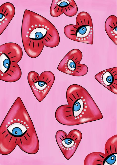 Heart Evil Eye, Disney Princess Movies, Evil Eye Design, Eyes Wallpaper, Cute Disney Pictures, Animal Print Wallpaper, Fotografi Editorial, Creative Arts And Crafts, Aura Colors