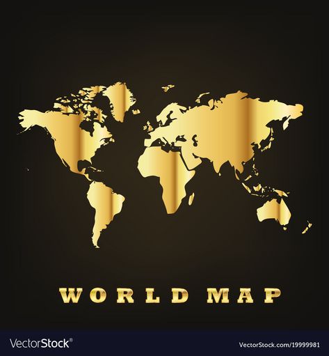 World Map Vector, Bubble Chart, Wedding Invitation Vector, Map Vector, Dark Gold, Dark Background, Color Dorado, Dark Backgrounds, World Map