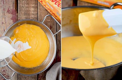 How To Melt Velveeta Cheese, How To Reheat Salmon, Cheese In The Oven, Mac Cheese Recipes, Velveeta Cheese, Whey Protein Concentrate, Double Boiler, Green Bean Casserole, Bean Casserole