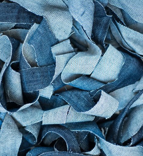 Recycled Cotton | CottonWorks™ Denim Inspiration Board, Patchwork Aesthetic, Denim Aesthetic, Textile Recycling, Denim Texture, Denim Inspiration, Recycling Programs, Textile Industry, The Shift