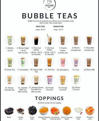 Summer Drink Specials at Sweet Boba Cafe – Cookeville, Tennessee – 06/18/2020 – SPG Family Adventure Network Good Boba Drinks, Good Boba Flavors, Best Boba Drinks, Best Boba Drinks To Order, Boba Flavors To Try, Boba Drinks To Try, Best Boba Flavors, Boba Flavors List, Boba Tea Flavors List