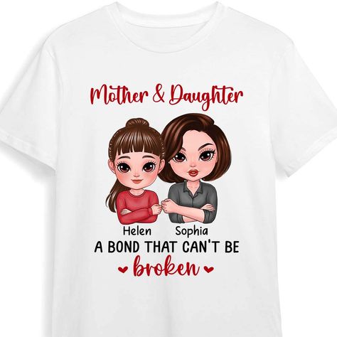 Chosen Shirt, Daughter Shirt, Daughters Shirt, Personalized Gifts For Mom, Personalized Hoodies, Mother And Daughter, Formal Looks, Basic Tee, Dress Shirts