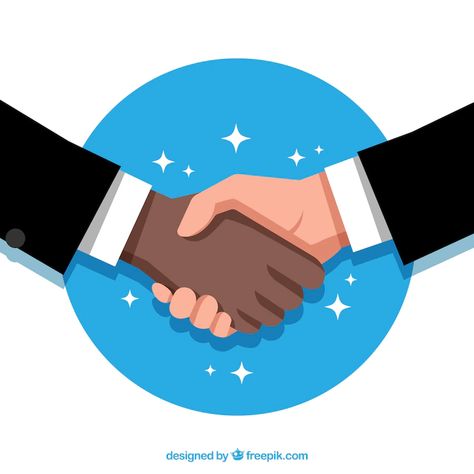 Free Vector | Business handshake background in flat style Business Handshake, Business Requirements, Business Solutions, Digital Marketing Agency, Fashion Flats, Graphic Resources, Vector Free, Vector Images, Web Design