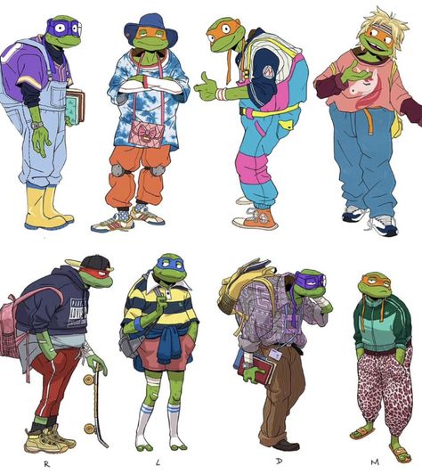 Silly Outfits, Tmnt Mutant Mayhem, Cowabunga Dude, Mutant Mayhem, Tmnt Characters, Ninja Turtles Artwork, The Turtles, Tmnt Artwork, Teenage Ninja Turtles