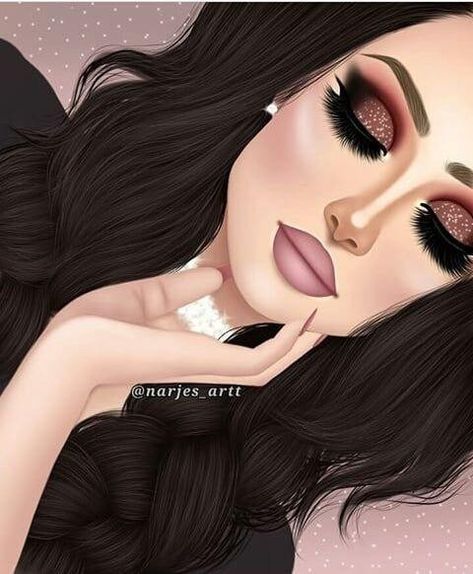 If you like more cream to powder foundation than liquid, this is perfect place to visit. Xoxo 💋 My Website, Digital Painting, Black Hair, A Woman, Hair, Pink, Black, Instagram