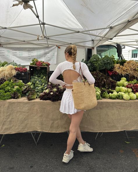 Weekends were made for the farmers market 🥑🍓🥬 ⠀⠀⠀⠀⠀⠀⠀⠀⠀ Soft girl, soft girl aesthetic, soft girl style, clean girl, clean girl aesthetic, clean girl style, that girl, wellness, self care #softgirl #softgirlaesthetic #softgirlstyle #cleangirlstyle #cleangirlaesthetic #thatgirlaesthetic Clean Girl Style, Aesthetic Soft Girl, Soft Girl Style, Aesthetic Clean Girl, Aesthetic Clean, Softgirl Aesthetic, Girl Soft, Clean Girl Aesthetic, Soft Girl Aesthetic