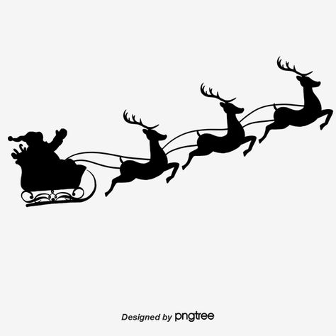 Silhouette Santa Claus, Santa Reindeer Silhouette, Merry Christmas Silhouette, Raindeer Drawing Silhouette, Santa Sleigh Silhouette Simple, Santa Claus Silhouette, Christmas Window Silhouettes, Christmas Silhouette Images, Santa Claus Sketch