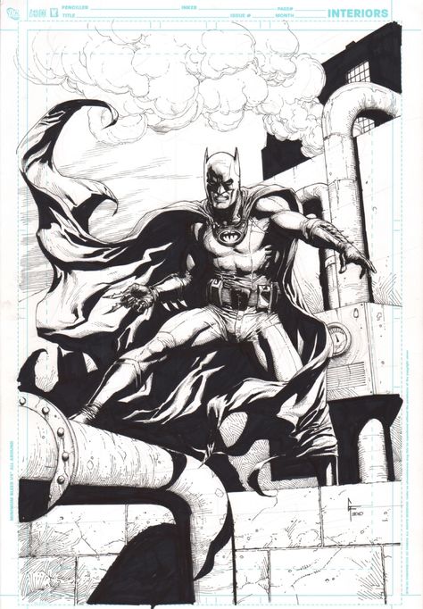 Batman: Earth One Lithograph Comic Art Jim Lee Batman, Batman Art Drawing, Jim Lee Art, Batman Drawing, Black And White Comics, Univers Dc, Batman Artwork, Batman And Catwoman, Jim Lee