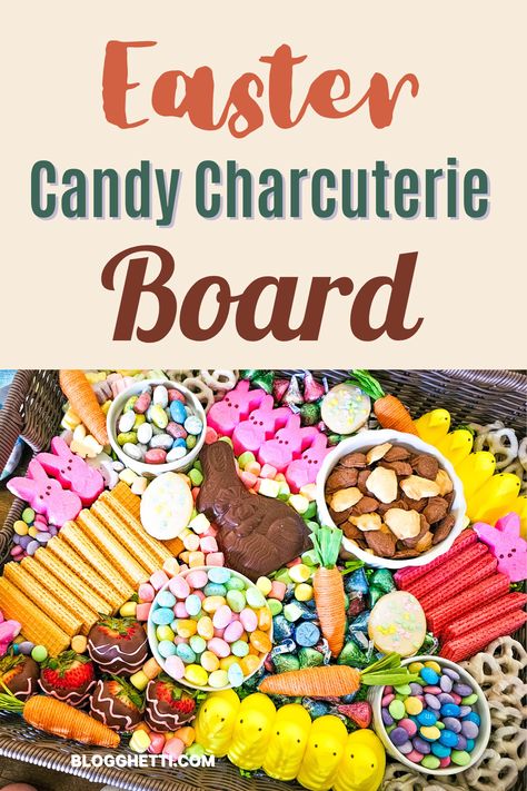 Create an Easter Candy Charcuterie Board for dessert with your favorite Easter candy.  This candy dessert board is easy to make and so festive to display and eat! Easter Candy Board Ideas, Easter Dessert Charcuterie Board Ideas, Easter Candy Charcuterie Board Ideas, Easter Charcuterie Board Dessert, Easter Dessert Charcuterie Board, Easter Dessert Board, Easter Candy Charcuterie Board, Making Chocolate Covered Strawberries, Easter Charcuterie Board