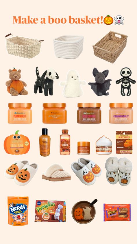 #boobasket #boo #basket #halloween #fall #halloweenbasket Halloween Boo Basket Ideas, Halloween Boo Basket, Boo Basket Ideas, Cinnamon Dolce Latte, Halloween Gift Baskets, Holiday Baskets, Cinnamon Dolce, Halloween Baskets, Handmade Gifts Diy