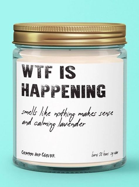 Candle Quotes, Funny Candle, Funny Home Decor, Creative Candles, Candle Packaging, Clear Gloss, Funny Candles, Candle Labels, Candles Crafts