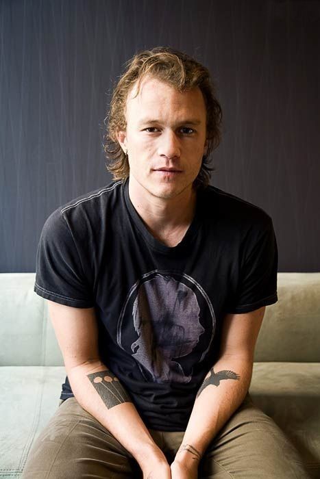 Heath Ledger Heath Ledger Tattoo, Sleeping Aids, Joker Heath, Heath Bars, Brokeback Mountain, Heath Ledger Joker, True Legend, Short A, Heath Ledger