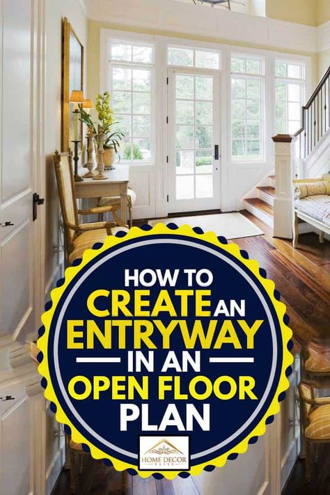 Open Foyer Ideas Entryway, Entryway Color Ideas, Small Open Floor Plan, Create An Entryway, Open Entryway, Country Living Room Design, Foyer Ideas Entryway, Creating An Entryway, Open Foyer