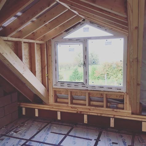 Mansard Roof Interior Attic Rooms, Dormer Attic Conversion, Dormers Ideas Exterior, Loft Conversion Balcony, Dormer Extension, Craftsman House Interior, Dormer Addition, Loft Conversion Bedroom, Dormer Loft Conversion