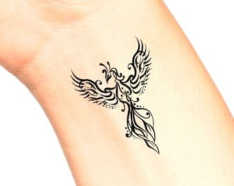 Pegasus Tattoos, 3d Doodles, Pinky Tattoo, Small Phoenix Tattoos, Heart Temporary Tattoos, Phoenix Tattoo Design, Head Tattoo, Fantasy Tattoos, Still I Rise