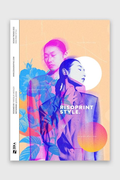 2022 Poster Design, Graphic Design Trends 2022, Risograph Design, Design Trends 2022, Poster Design Ideas, Trendy Graphic Design, Visuell Identitet, Graphic Design Style, Text Poster