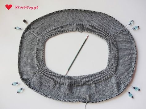 zugenommen. Raglan Pullover, Diy Knitting, Knitting Techniques, Knitted Pullover, Crochet Earrings, Amigurumi, Knitting, Crochet, Pins