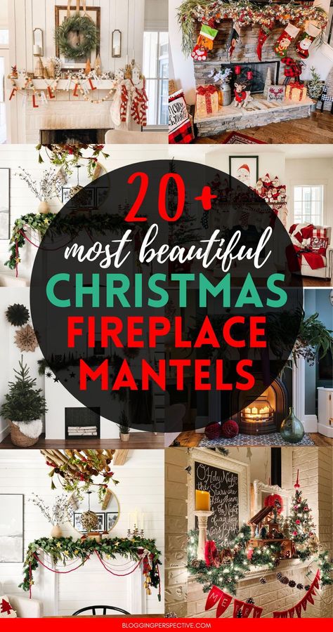 Christmas Mantle Ideas 2023, Christmas Mantel With Lanterns, Mantel Decorating Ideas For Christmas With Tv, Fireplace Christmas Wreath, Christmas Kitchen Decor Ideas 2023, Decorated Mantels For Christmas, Mantle Decorating Ideas For Christmas, Hearth Christmas Decorating Ideas, Red And White Christmas Mantle