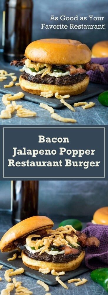 Bacon Jalapeno Popper Restaurant Burger recipe Jalepeno Popper Burger, Jalepeno Burgers, Jalapeno Popper Burger, Restaurant Burger, Burgers Recipes, Jalapeno Burger, Bacon Jalapeno Poppers, Easy Burger Recipe, Best Beef Recipes