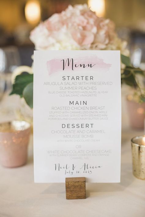 Wedding Menu Ideas - Food Wine Recipes / http://www.himisspuff.com/wedding-menu-ideas-food-wine-recipes/2/ Wedding Menu Ideas, Wedding Menus Design, Diy Wedding Menu, Wedding Table Menus, Niagara Wedding, Rings Unique, Wedding Menu Cards, Menu Card, Wedding Rentals