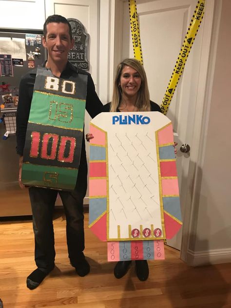 DIY Price Is Right Halloween costumes. The big wheel and Plinko! Diy Price Is Right Wheel Costume, The Price Is Right Games Diy, Price Is Right Big Wheel Diy, The Price Is Right Halloween Costume, Price Is Right Costume Diy, Price Is Right Wheel Diy, Price Is Right Halloween, Price Is Right Wheel, Price Is Right Costume