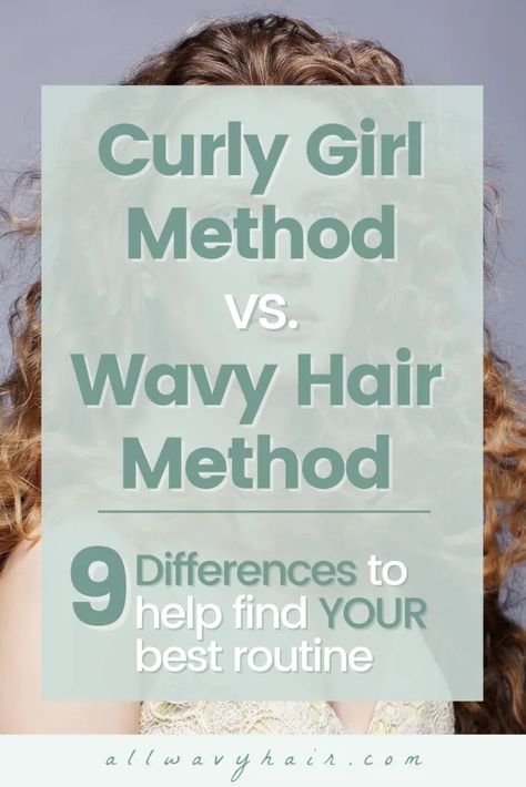 Wavy Hair Method, 2a Hair, Thin Wavy Hair, Wavy Hair Tips, The Curly Girl Method, Wavy Hair Care, Thick Wavy Hair, Wavy Haircuts, Natural Wavy Hair