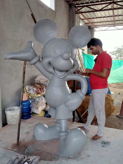 Foam Sculpture Ideas, Styrofoam Sculpture, Thermocol Craft, Walt Disney Cartoons, Styrofoam Art, Dr Seuss Birthday Party, Disney Diy Crafts, Buddhist Art Drawing, Happy Ganesh Chaturthi Images