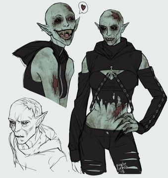 Vampire The Masquerade Bloodlines, Modern Vampires, Vampire The Masquerade, Vampire Masquerade, So Deep, Zombie Girl, Vampire Art, Monster Concept Art, Girl Sketch