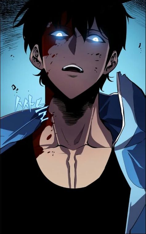 Sung Jin-Woo | Solo Leveling Solo Leveling, An Anime, Anime Character, Hair, Anime, Blue, Black